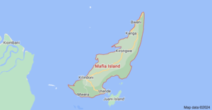 reference map of Mafia Island.